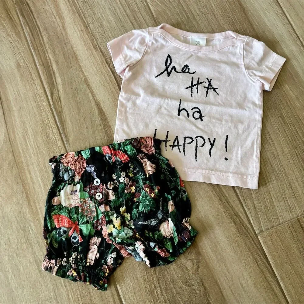 Hanna Andersson Infant Set 6-12 Months Unisex Multicolor